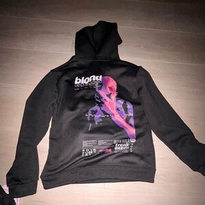 Black Hoodie with Graphic Print